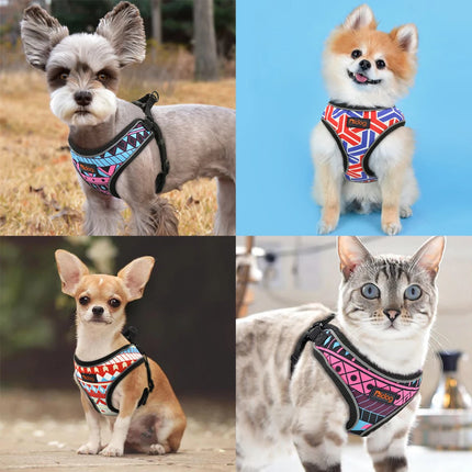 Reflective Dog Cat Harness Vest