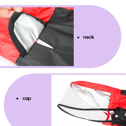 Pet Dog Raincoat The Dog Face Jumpsuit