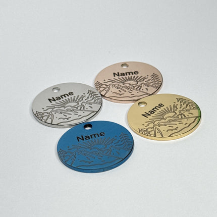 Smart Pet ID Tag - Mountain