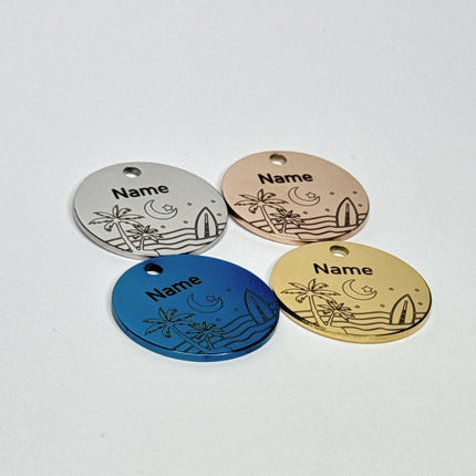 Smart Pet ID Tag - Ocean