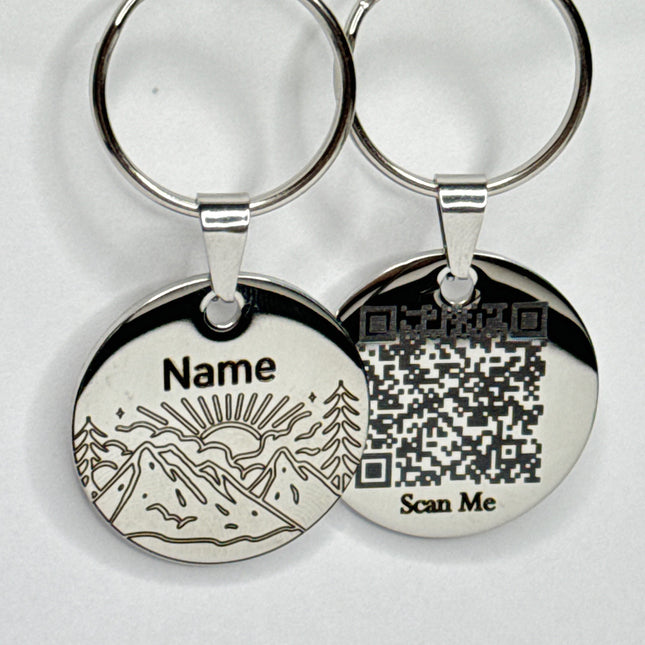 Smart Pet ID Tag - Mountain