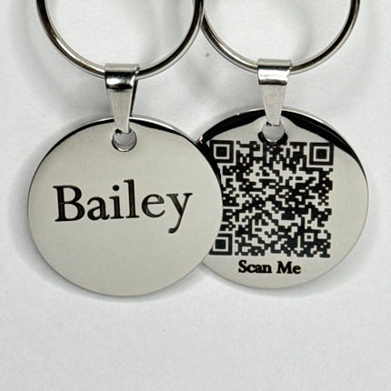 Smart Pet ID Tag - Simple name