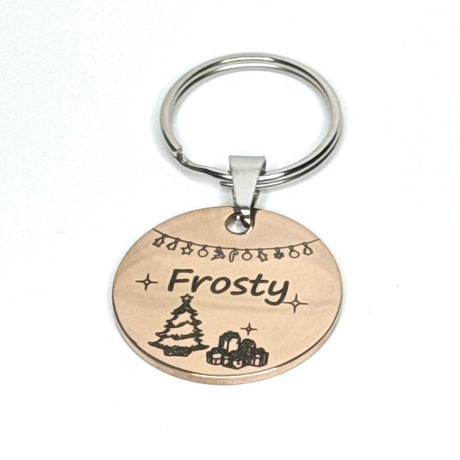 Smart Pet ID Tag - Frosty - Christmas Edition