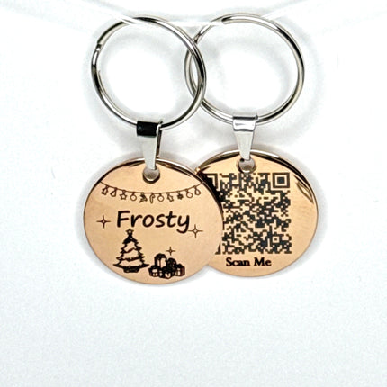 Smart Pet ID Tag - Frosty - Christmas Edition