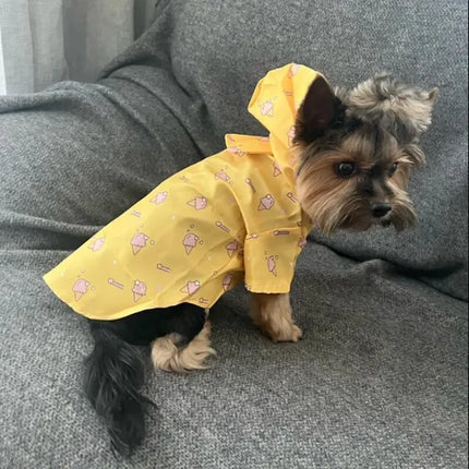 Dog Raincoat Waterproof Classic Short Sleeve