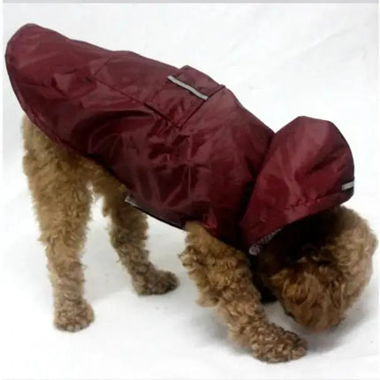 Dog Raincoat Waterproof Hoodie Jacket Rain Poncho