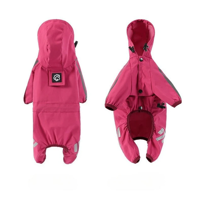 Dog Raincoat Waterproof Reflective Sun Protective Suit Breathable Outdoor