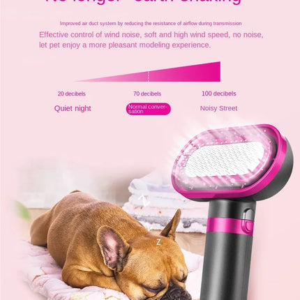 2 in 1 Pet Hair Dryer Soft Combing 110V , 220V
