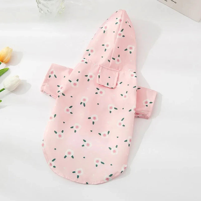 Dog Raincoat Waterproof Classic Short Sleeve