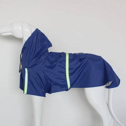 Large Dog Raincoat Corgi Cloak Style Puppy Waterproof