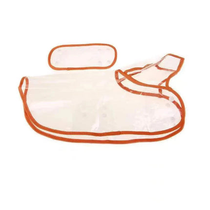 Pet Dog Puppy Transparent Rainwear Raincoat Pet Hooded Waterproof Jacket