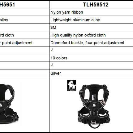 TRUE LOVE Pet Harness No Pull  Comfortable Control