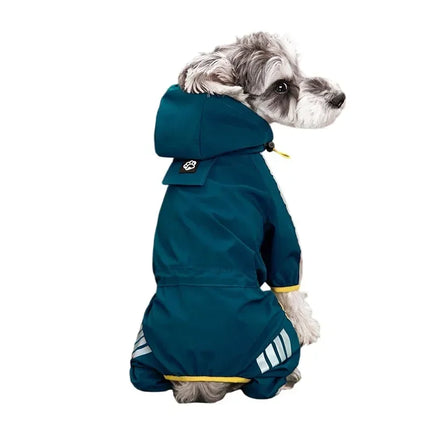 Dog Raincoat Reflective Waterproof Pet Clothes for Small Medium Dogs