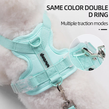 Colorful Lightweight Dog Harness for Small Breeds