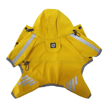 Dog Raincoat Reflective Waterproof Pet Clothes for Small Medium Dogs