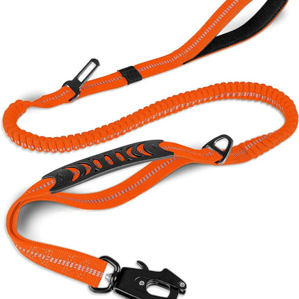 Heavy Duty Dog Leash with Elastic Bungee for Medium & Large Dogs