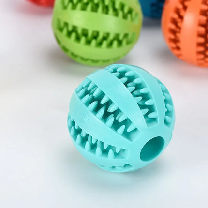 Rubber Balls Puppy Chewing