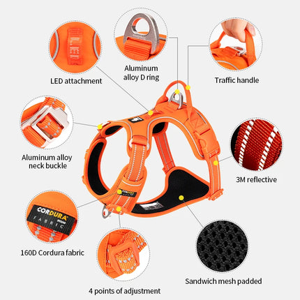 TRUE LOVE Pet Harness No Pull  Comfortable Control