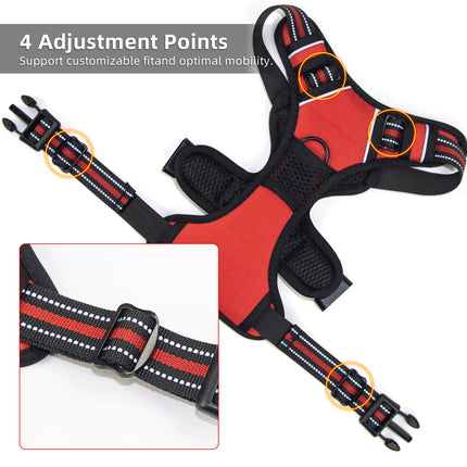 No Pull Dog Harness Front Clip Heavy Duty