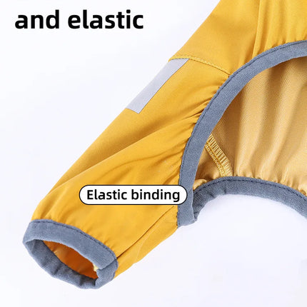Dog Raincoat Waterproof Reflective Sun Protective Suit Breathable Outdoor