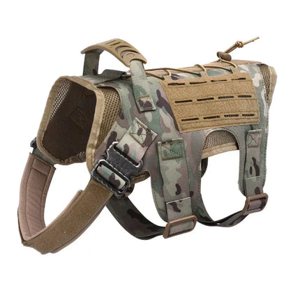 Military Large Dog Harness Pet German Shepherd K9 Malinois Training Vest