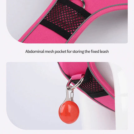 Dog Chest Harness Adaptable to Airtag Chest Harness