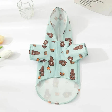 Dog Raincoat Waterproof Classic Short Sleeve