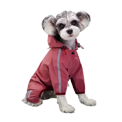 Dog Raincoat Reflective Waterproof Pet Clothes for Small Medium Dogs