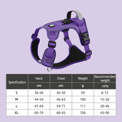 Dog Chest Harness Adaptable to Airtag Chest Harness