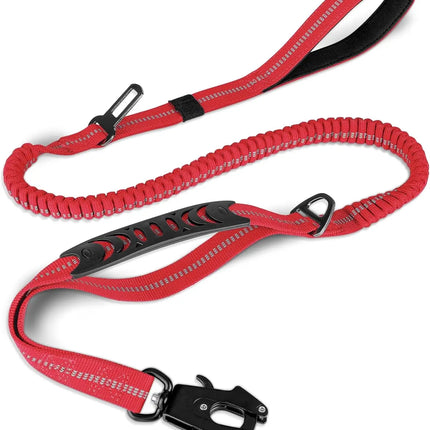 Heavy Duty Dog Leash with Elastic Bungee for Medium & Large Dogs