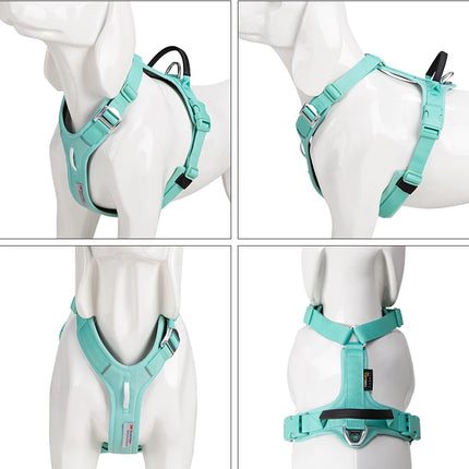 SMALL COMBINATION Pet Harness No Pull Adjustable Comfortable Control