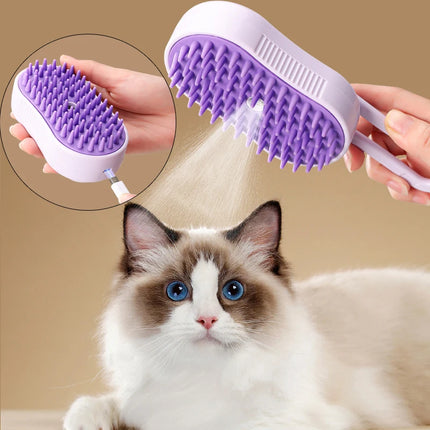 Rechargeable Pet Spray Brush for Long Hair