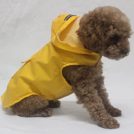 Dog Raincoat Waterproof Hoodie Jacket Rain Poncho