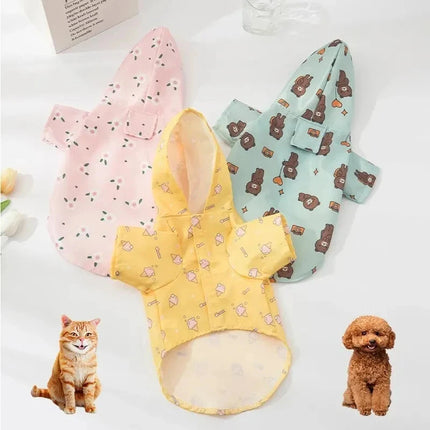 Dog Raincoat Waterproof Classic Short Sleeve
