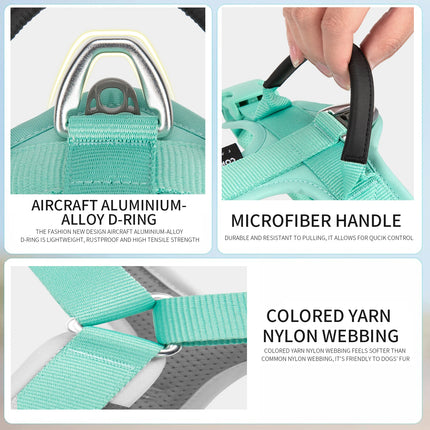 SMALL COMBINATION Pet Harness No Pull Adjustable Comfortable Control