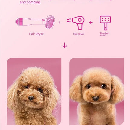 2 in 1 Pet Hair Dryer Soft Combing 110V , 220V