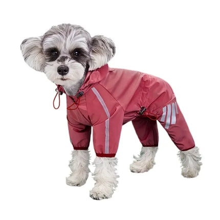 Dog Raincoat Reflective Waterproof Pet Clothes for Small Medium Dogs