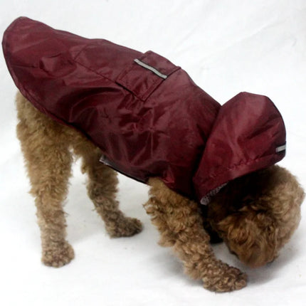 Dog Raincoat Waterproof Hoodie Jacket Rain Poncho