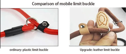 Dog Walking Leash Slip Rope Adjustable Loop Collar Training Leashes for Large Dogs