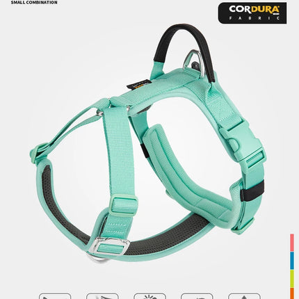 SMALL COMBINATION Pet Harness No Pull Adjustable Comfortable Control