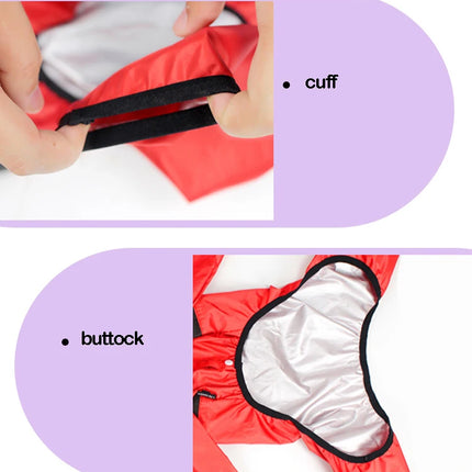 Pet Dog Raincoat The Dog Face Jumpsuit