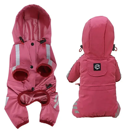 Dog Raincoat Reflective Waterproof Pet Clothes for Small Medium Dogs