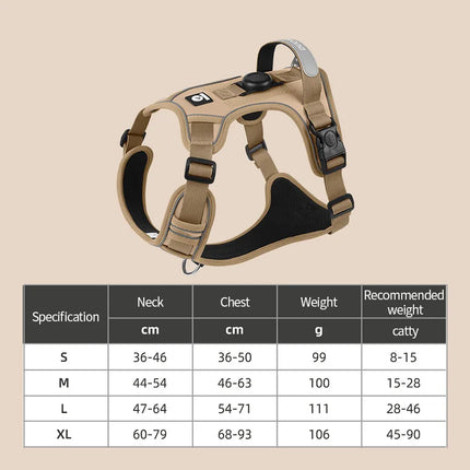 Dog Chest Harness Adaptable to Airtag Chest Harness