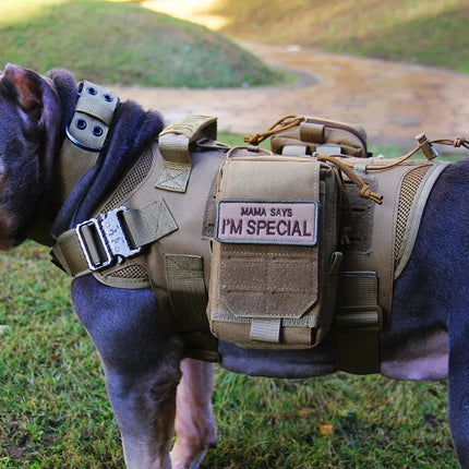 Military Large Dog Harness Pet German Shepherd K9 Malinois Training Vest