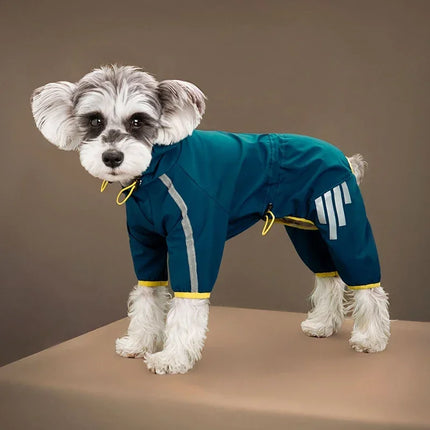 Dog Raincoat Reflective Waterproof Pet Clothes for Small Medium Dogs