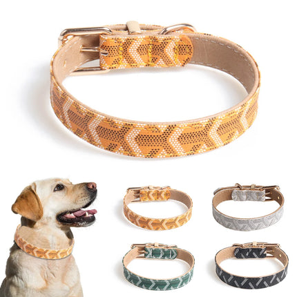 Durable Leather Dogs Collars Soft Comfortable Collar