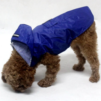 Dog Raincoat Waterproof Hoodie Jacket Rain Poncho