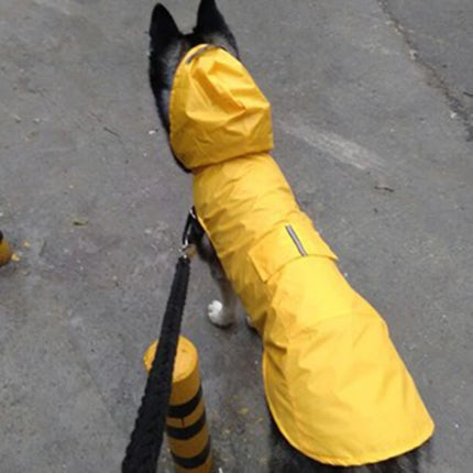 Dog Raincoat Waterproof Hoodie Jacket Rain Poncho