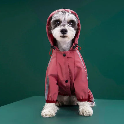 Dog Raincoat Reflective Waterproof Pet Clothes for Small Medium Dogs