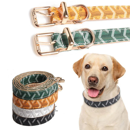 Durable Leather Dogs Collars Soft Comfortable Collar